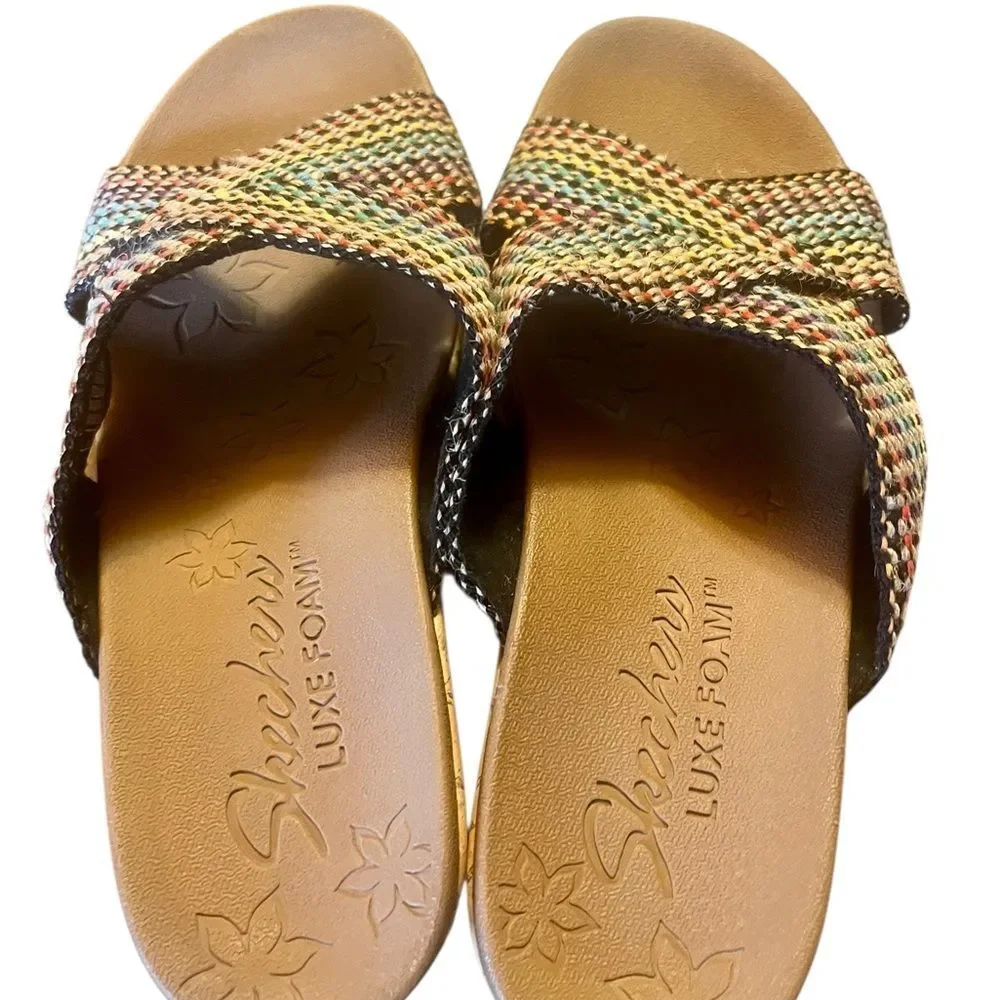 Skechers slip on Wedge Sandals - Picture 4 of 5